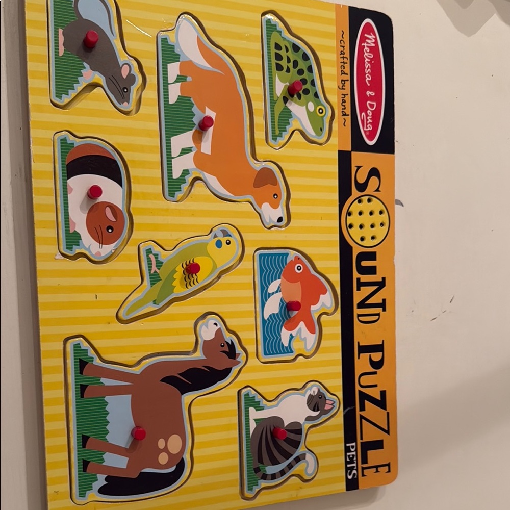 Melissa & Doug Yellow and Orange Puzzle Game